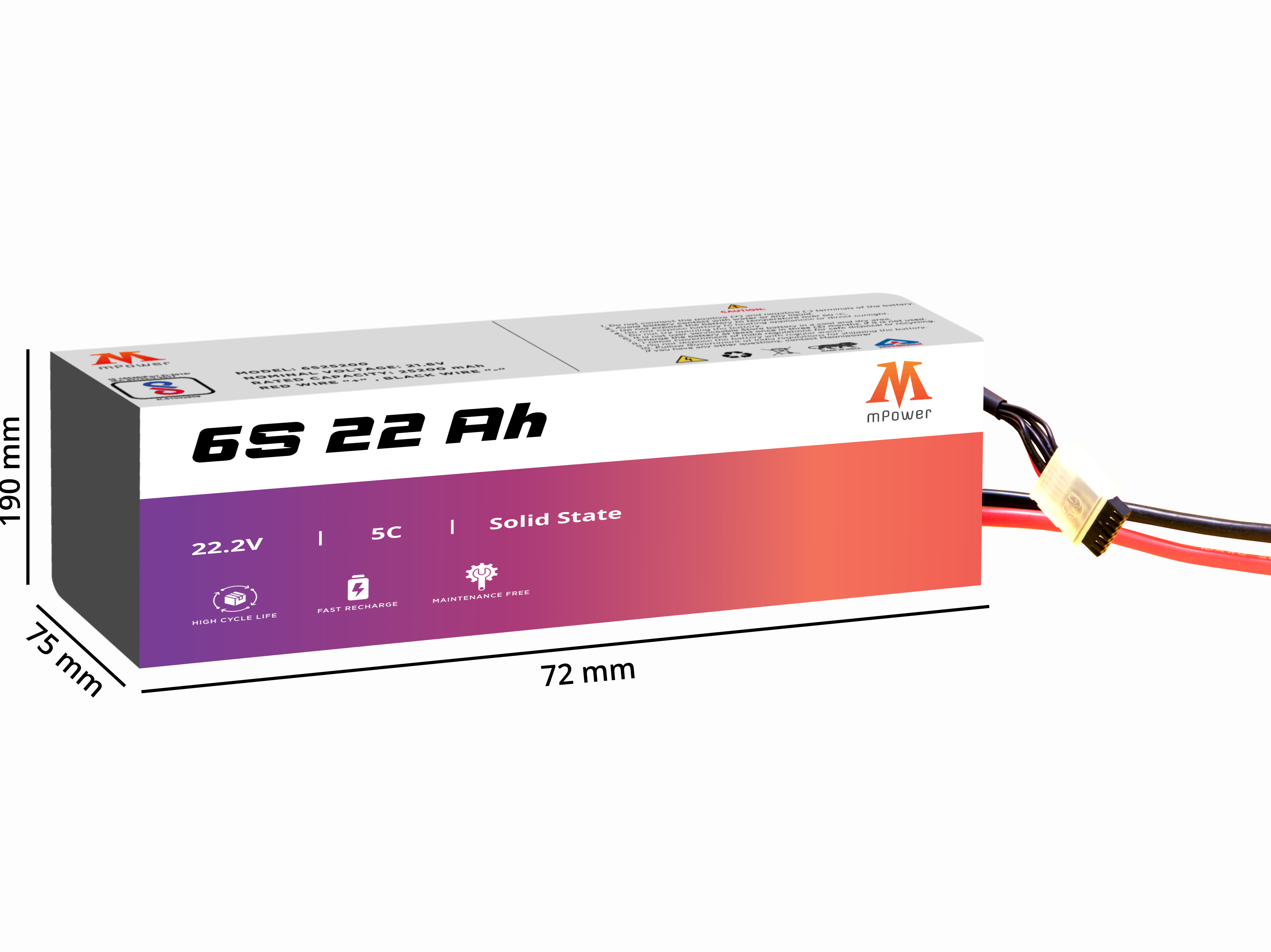 mPower 6S 22Ah Solid States