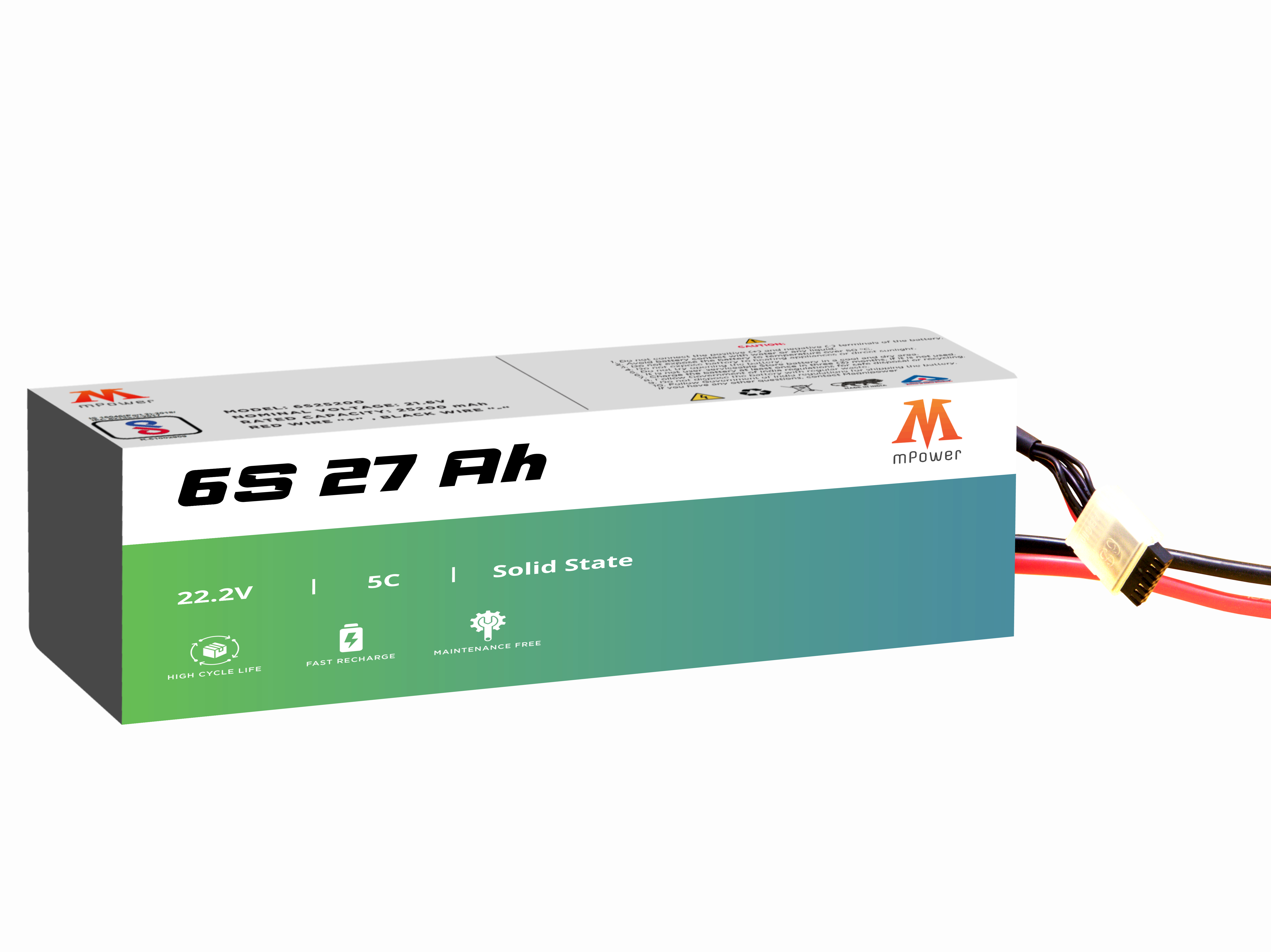 mPower 6S 27Ah Solid States